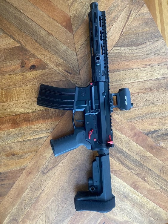 Ballistic Advantage 9" 300 BLK & Red AR Pistol -img-0