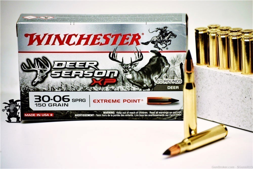 30-06 Winchester DEER SEASON XP 30-06 sprg 150 Grain Extreme Point 20 RDS-img-2