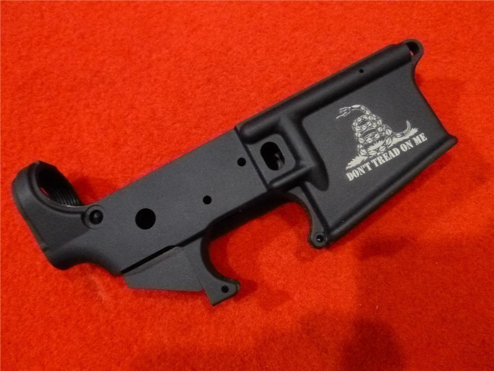 Anderson AR 15 Stripped Lower Receiver Don't Tread on Me AM 15 Multi Cal-img-0