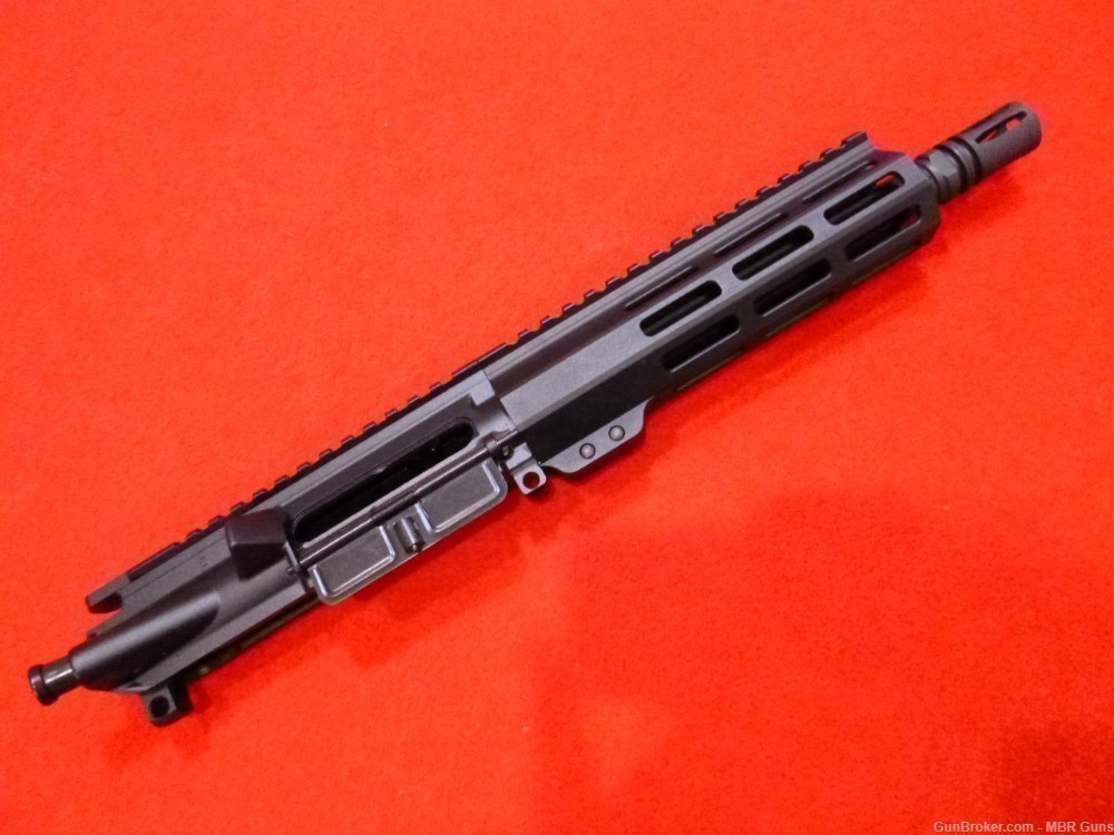 AR 15 9mm Upper Assembly 8.5" Nitride Barrel 7" M-Lok Handguard-img-0
