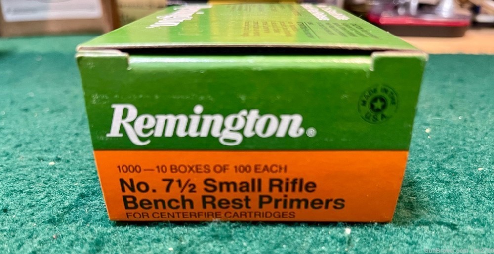 1000 Remington No. 7 1/2 Small Rifle Bench Rest Primers-img-0