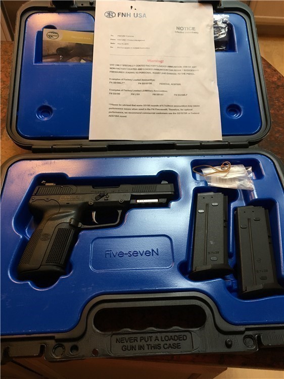  FN Five-Seven 5.7x28 Brand New FNH 57 Black 3x20 round mags-img-1