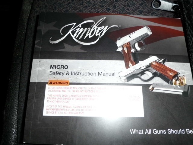 KIMBER  MICRO9  STAINLESS NEW UNFIRED FROM FACTORY. LOOK-img-1