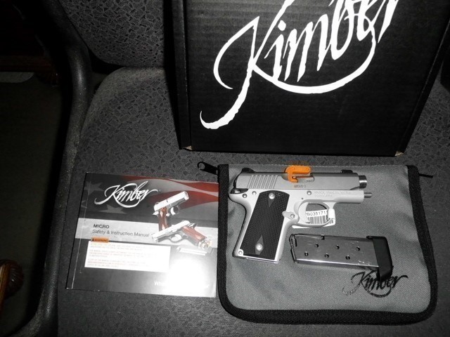 KIMBER  MICRO9  STAINLESS NEW UNFIRED FROM FACTORY. LOOK-img-0
