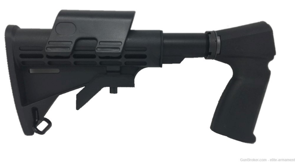 Remington 870 Tactical Shotgun Stock & PIstol Grip + Snap On Cheek Rest -img-0