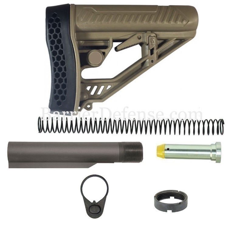 FDE BarDef Aggressive Combat T6 6 Position Stock Kit AR-15 ACE-img-0