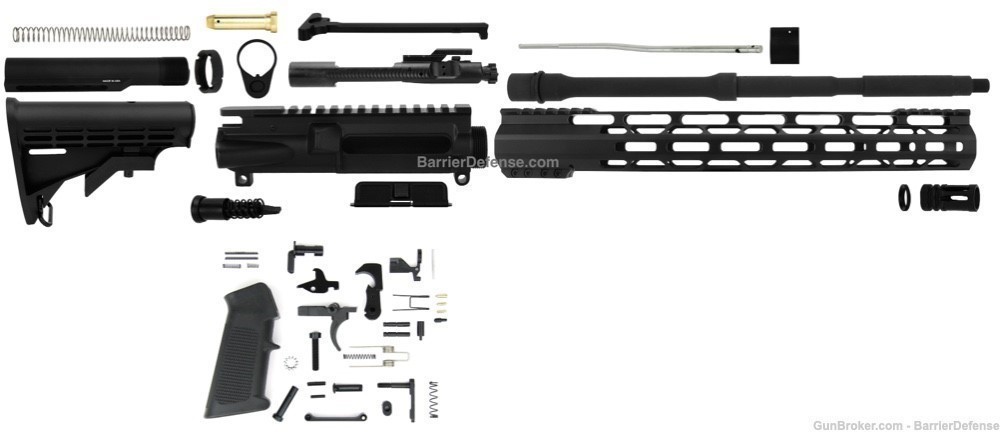 U-Build AR-15 .223 WYLDE 16" M4 Complete Kit-img-0