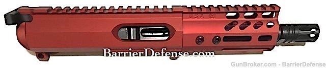 RED AR-15 9mm 5.5" Pistol Upper Glock/Colt SMG M-Lok-img-2