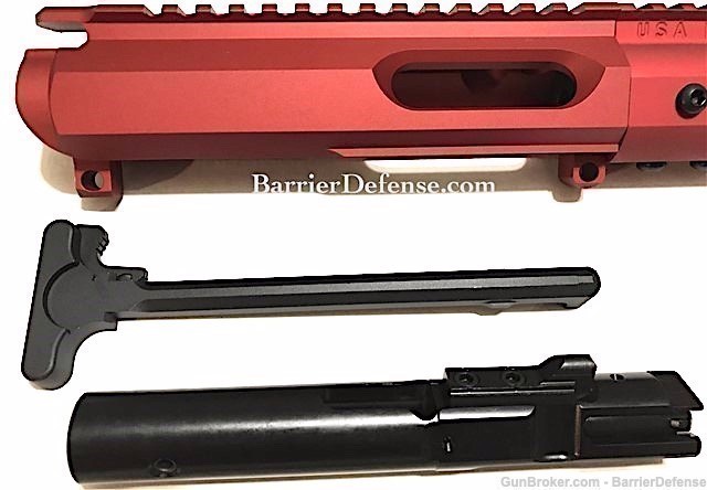 RED AR-15 9mm 5.5" Pistol Upper Glock/Colt SMG M-Lok-img-1