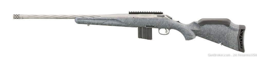 Ruger American Rifle Gen 2 - 6.5 Grendel - 20" Spiral Fluted Barrel - Gray -img-1