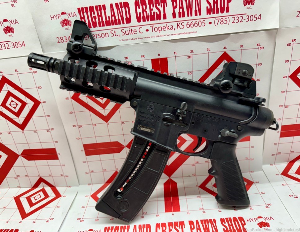 RARE Smith & Wesson M&P 15-22P 6in. 25rd 22lr pistol S&W mp1522p Reduced!-img-1