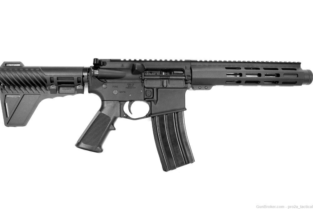 PRO2A TACTICAL PATRIOT 7.5 inch AR-15 450 BUSHMASTER M-LOK PISTOL W/CAN-img-0