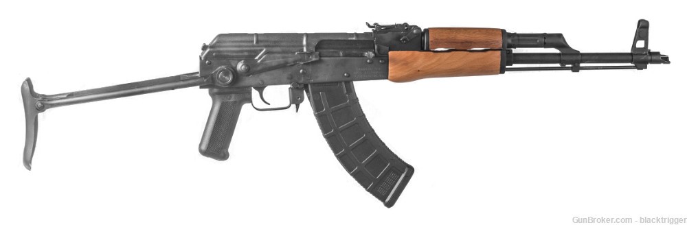 Century Arms RI3321N WASR 7.62x39mm 30+1 16.25" Folding Stock Wood Forearm -img-1