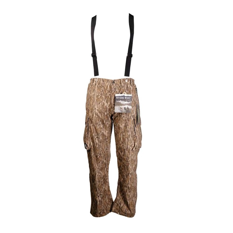 RIVERS WEST Back Country Bib, Color: Mossy Oak Bottomlands, Size: 2XL-img-0