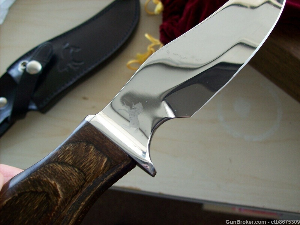 Colt Hunting Knife Skinner Sheffield England Sheath Box Pouch-img-4