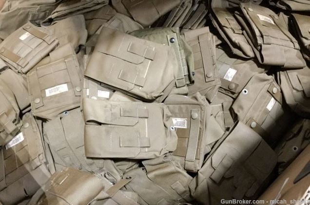 SAW M249 200 RD AMMO POUCH AND GENERAL PURPOSE POUCH-COYOTE-TAN-NEW*-img-0