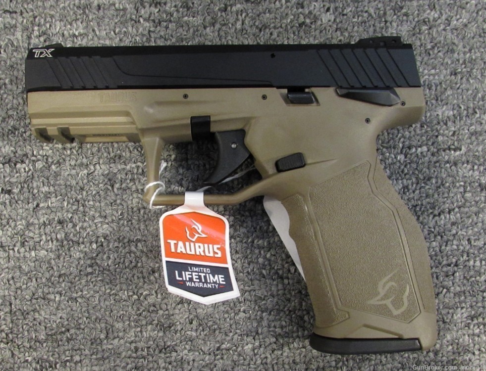 Taurus TX 22 pistol with FDE frame,  22 long rifle-img-2