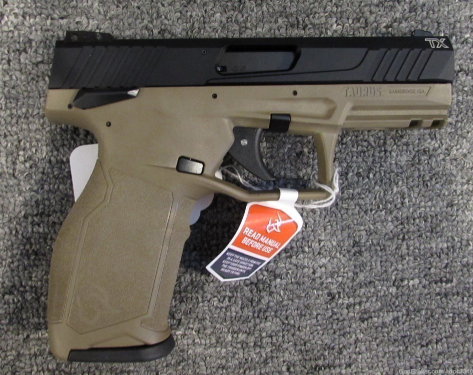 Taurus TX 22 pistol with FDE frame,  22 long rifle-img-0