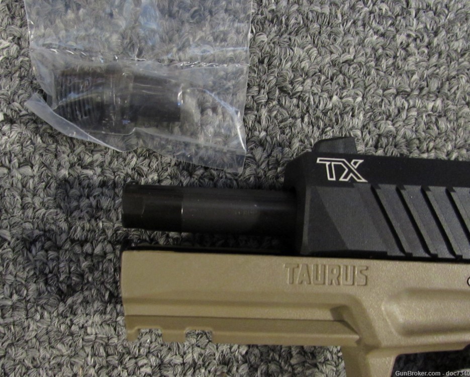 Taurus TX 22 pistol with FDE frame,  22 long rifle-img-4