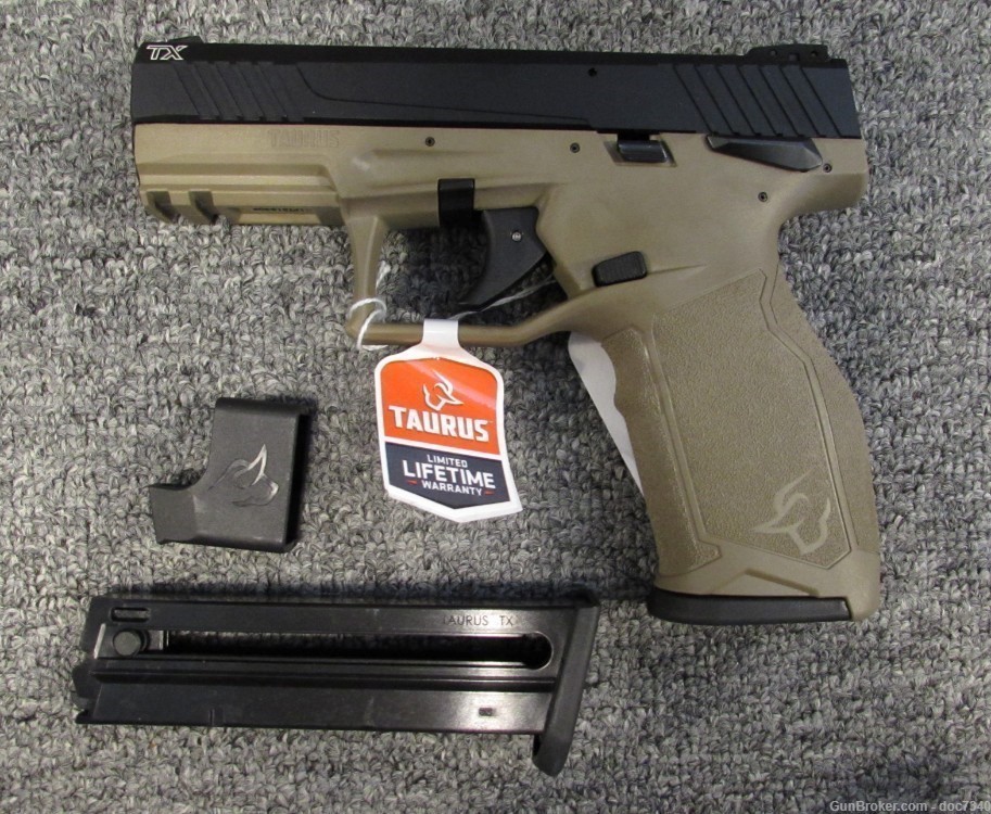 Taurus TX 22 pistol with FDE frame,  22 long rifle-img-3