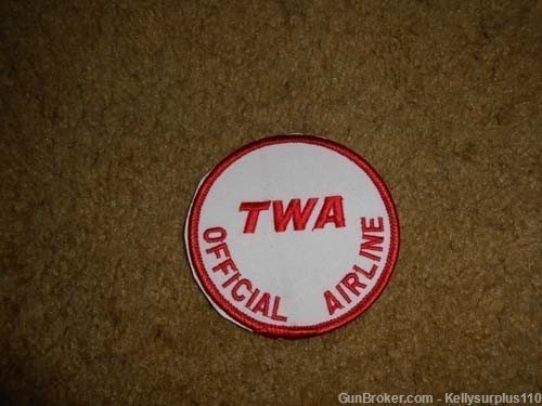 TWA Official Airline Patch  -img-0