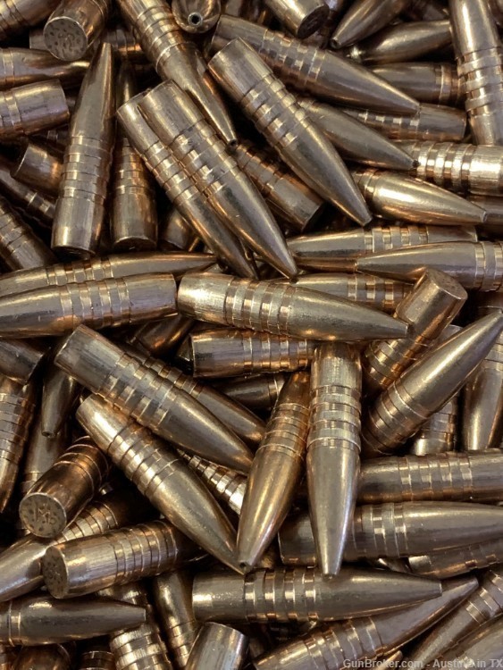 Barnes M stamped TSX 180gr Lead Free .308 Bullet pulls. 50ct.-img-0