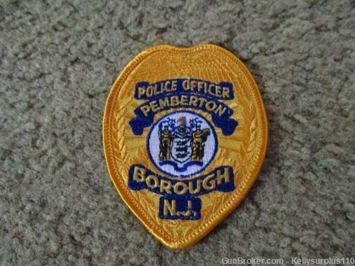 Pemberton Borough, N.J. Police Officer Patch-img-0