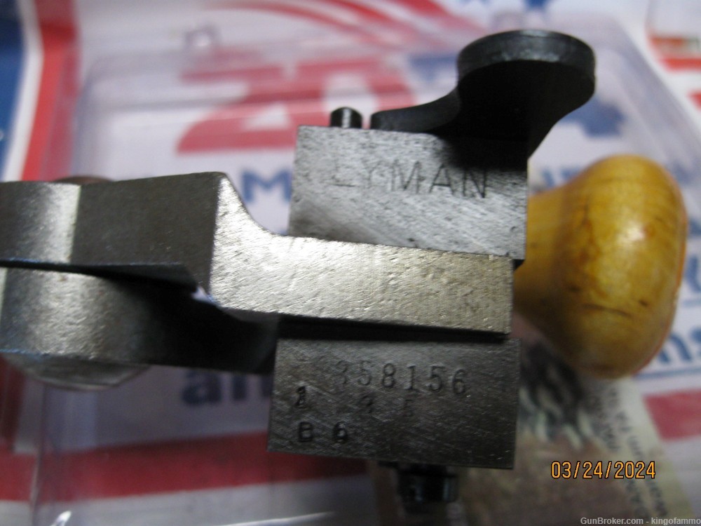 Scarce Lyman Bullet Mould 358156 Hollow Point 38/357 GC 155gr + New Handles-img-3