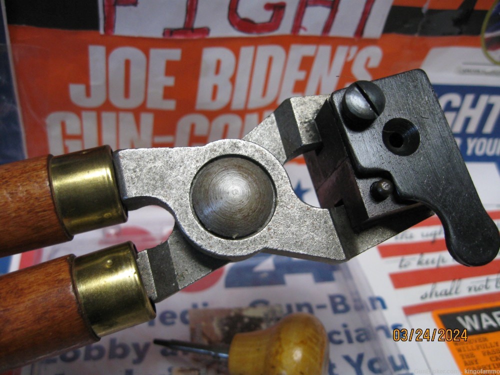 Scarce Lyman Bullet Mould 358156 Hollow Point 38/357 GC 155gr + New Handles-img-1