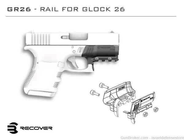 Recover Tactical Rail Adapter for Glock 26 and 27 - GR26-img-6