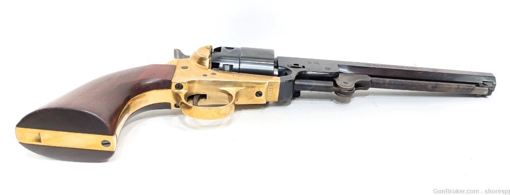Pietta REB44 1851 Navy Black Powder Revolver, .44 Cal,  7.5" Blued Barrel-img-2