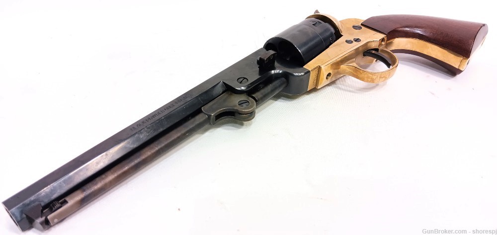 Pietta REB44 1851 Navy Black Powder Revolver, .44 Cal,  7.5" Blued Barrel-img-3