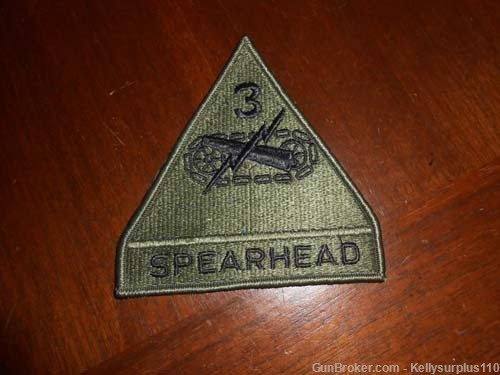  3rd Armored Division  Patch -  ARM485s - Spearhead   -img-0