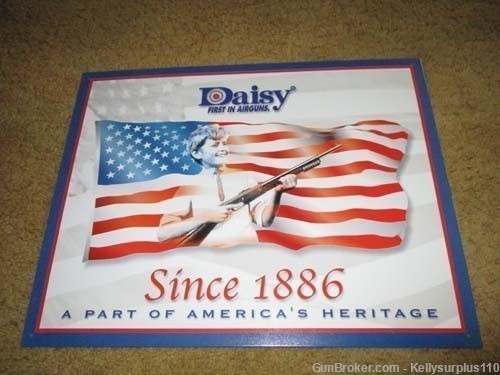Daisy Since 1886 Tin Sign-img-0