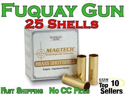 Magtech Shotshell Hull 24 GA 2-1/2 Brass (25 Rounds)