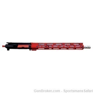 SPARTAN AR AR15 COMPELTE ASSEMBLED UPPER (NO BCG) ANODIZED RED 16" 5.56/223-img-1