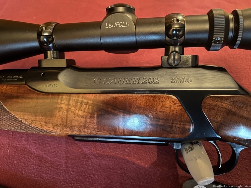 JP Sauer Luxus 202 rifle MINT! -img-8