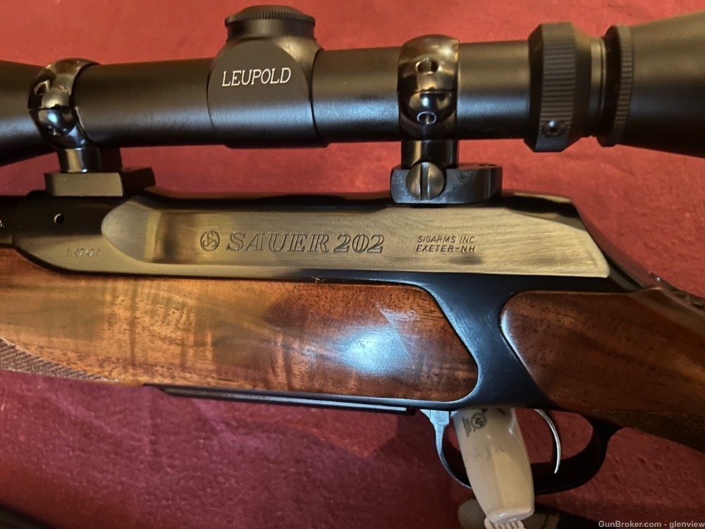 JP Sauer Luxus 202 rifle MINT! -img-1