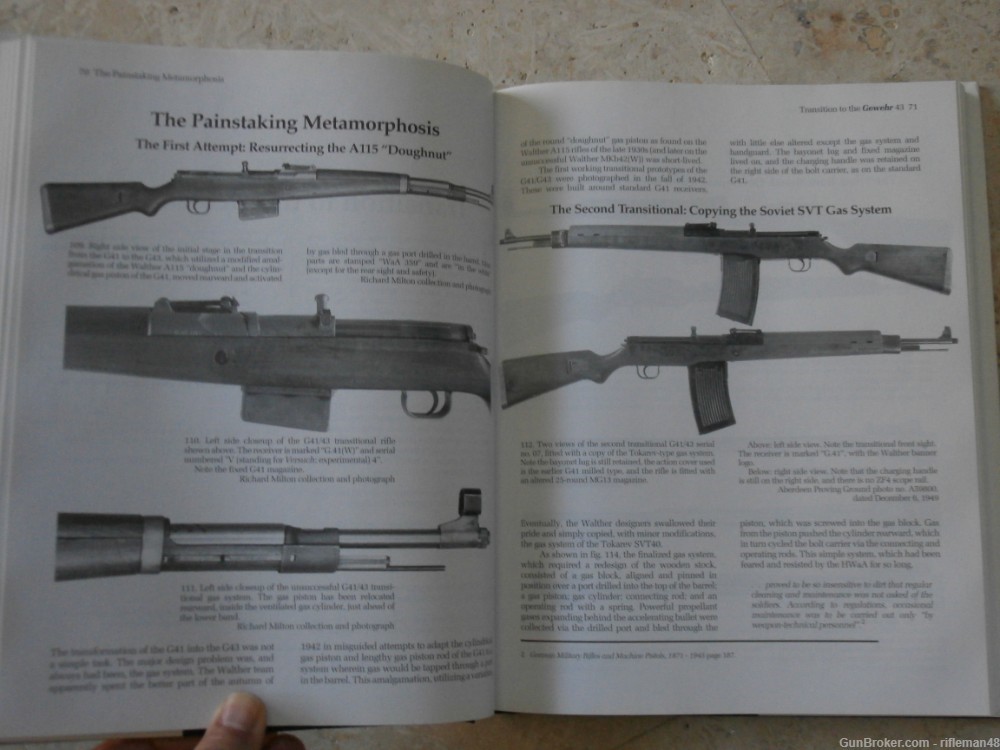 Htlr's Garands: German Self-loading Rifles of WW2 , G43 K43, Like New!-img-6