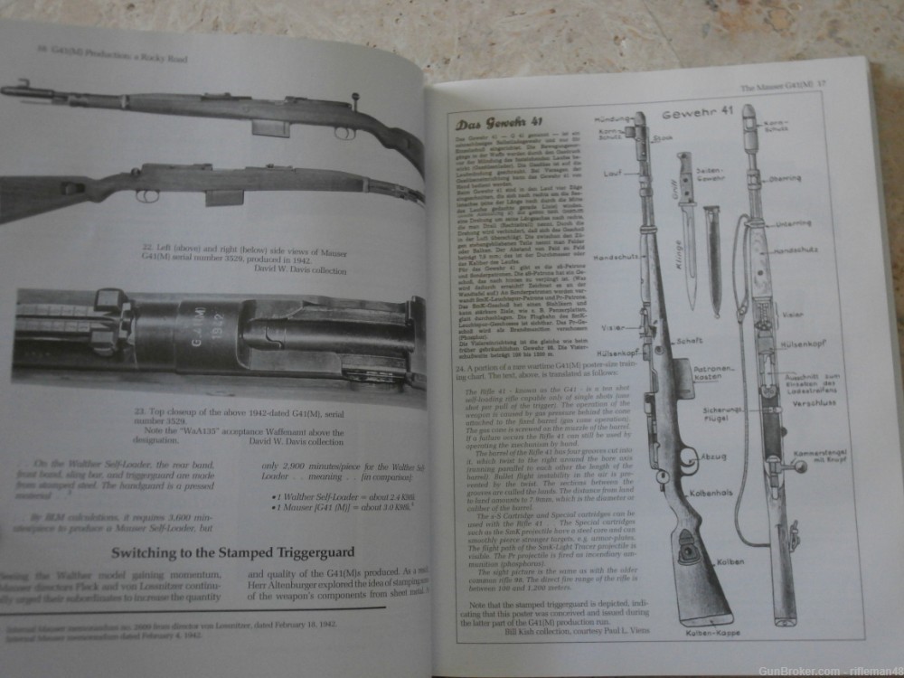 Htlr's Garands: German Self-loading Rifles of WW2 , G43 K43, Like New!-img-4