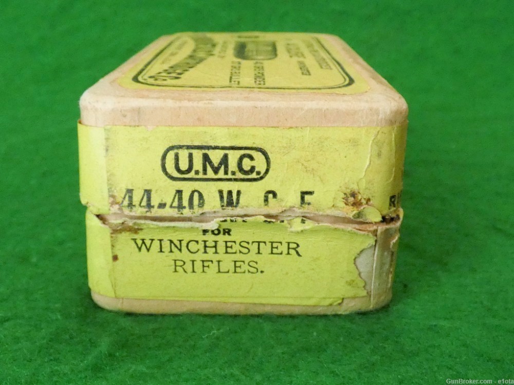 Vintage UMC Union Metallic Cartridge Co. .44-40 W.C.F. Cartridge Box Full-img-4
