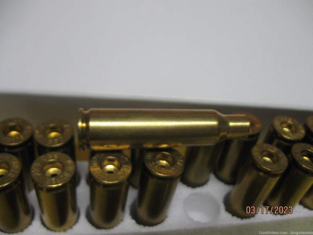 Scarce 20 pc 250 SAVAGE NEW Boxed Winchester Brass; more other calibers too-img-2