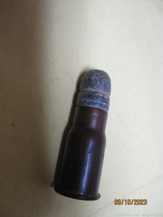 RARE  1.20" Long Neck Case 56-46 SPENCER 1860's NHS Sporting Caliber Round-img-4