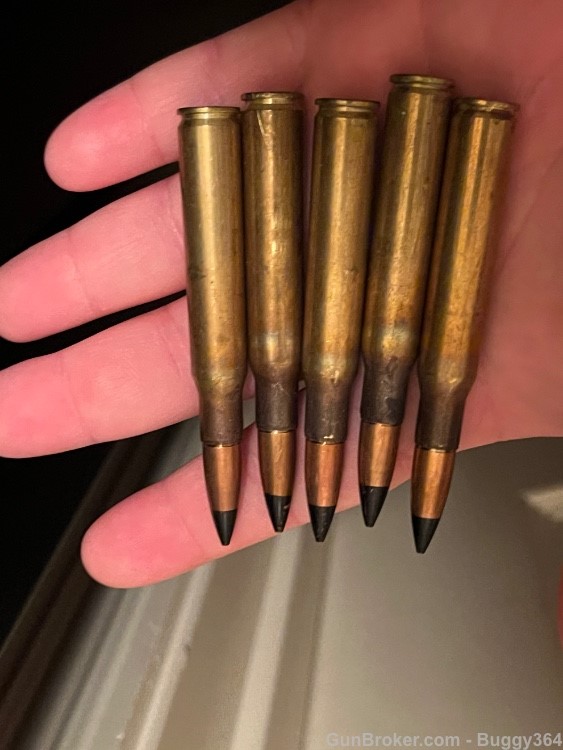 Vintage ammo 30-06 FMJ, TRACERS, AP read Description for prices -img-0