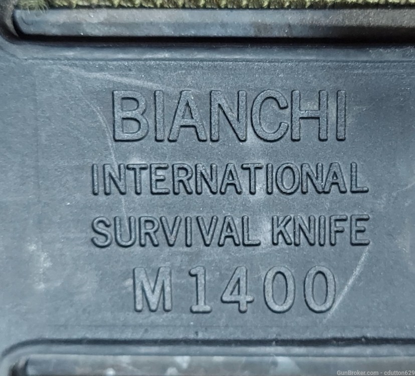 Bianchi M1400 Nighthawk II fighting knife vintage 1980s serial # 100-img-2