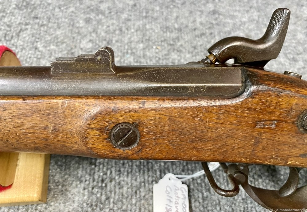 Colt 1862 US Musket rare New Jersey marked -img-21