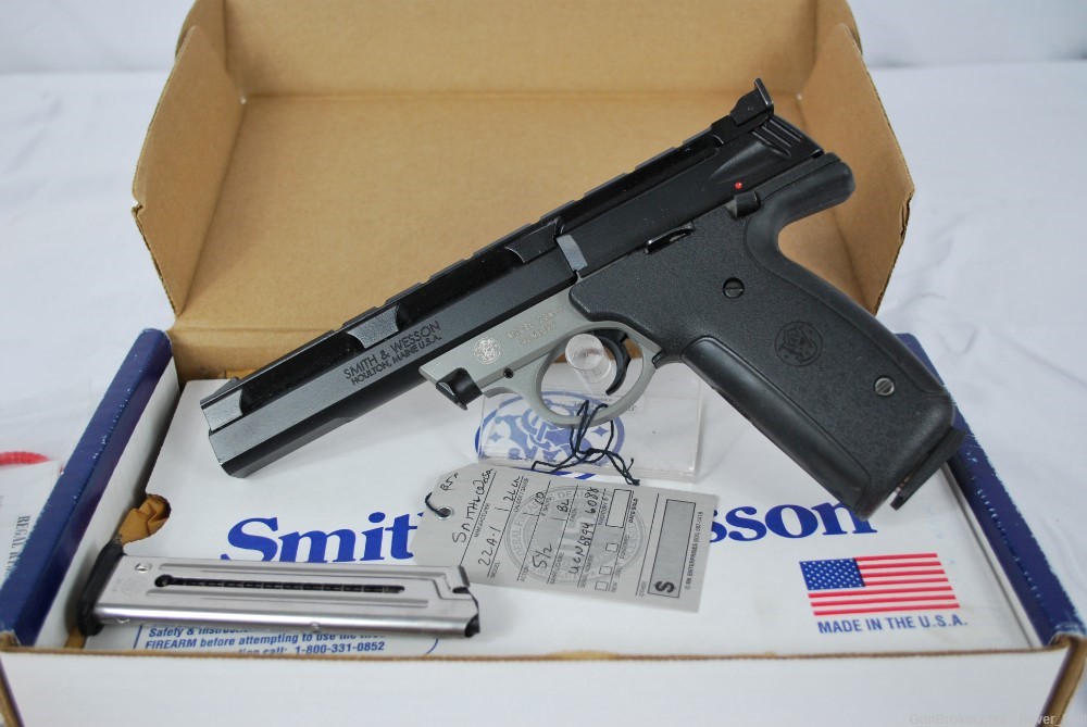 Smith & Wesson 22A Target 5.5" Barrel .22 LR Grey / Black Adjustable  LNIB!-img-0