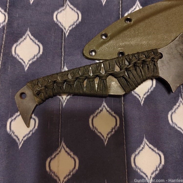 SOLGW x Faction Tool Co. - The Green Dragon Blade - Paracord Handle-img-1