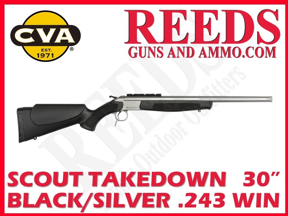 CVA Scout Takedown Rifle Compact Youth Stainless 243 Win 20in CR4816S-img-0