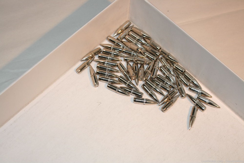 50 Silver SS109 Bullets .224 5.56 223-img-1